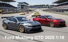 Ford Mustang GTD 2025 v mtku 1:18